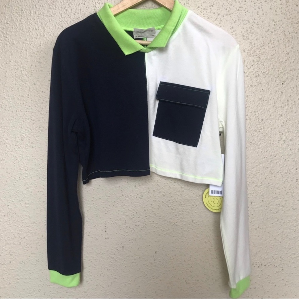 Urban Outfitters long-sleeve cropped shirt